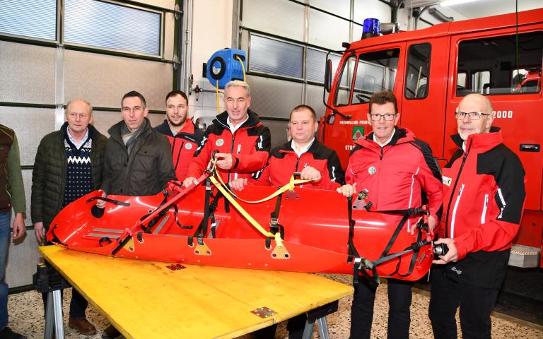 WWG - Spenden&uuml;bergabe Rollup Trage