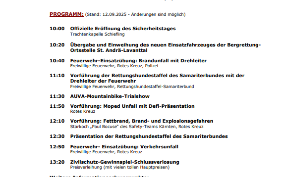 SicherheitstagBSL